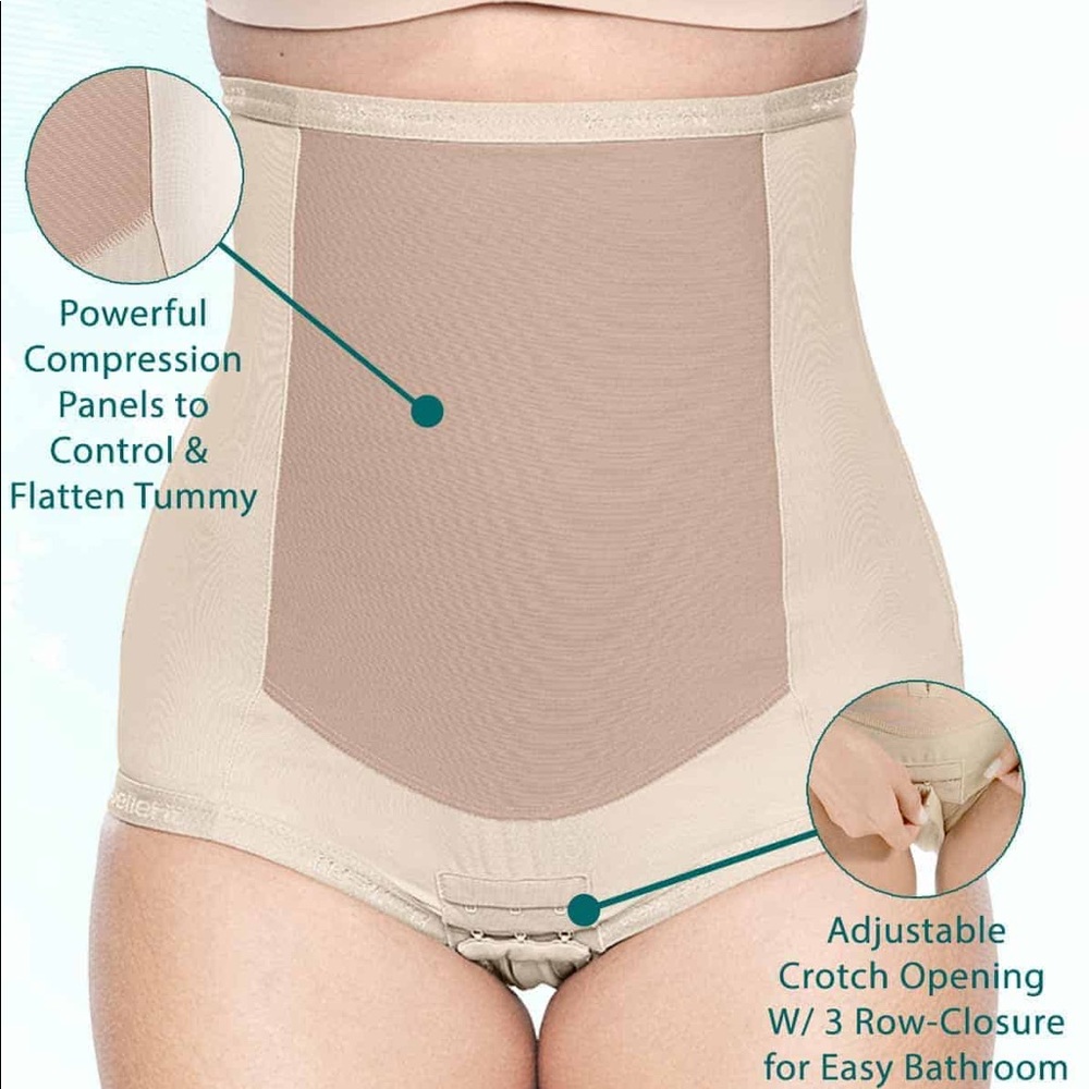 Bellefit postpartum pull-up girdle (M)